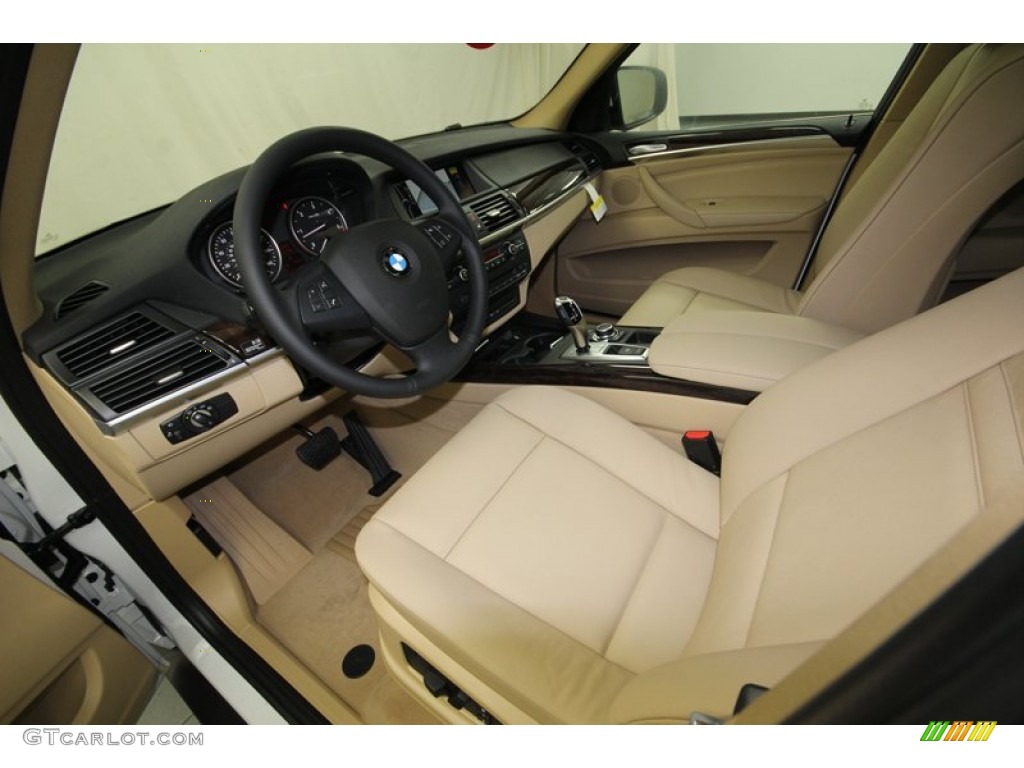 Sand Beige Interior 2013 BMW X5 xDrive 35d Photo #77770719