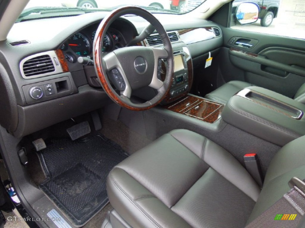 2013 Sierra 1500 Denali Crew Cab AWD - Onyx Black / Ebony photo #25