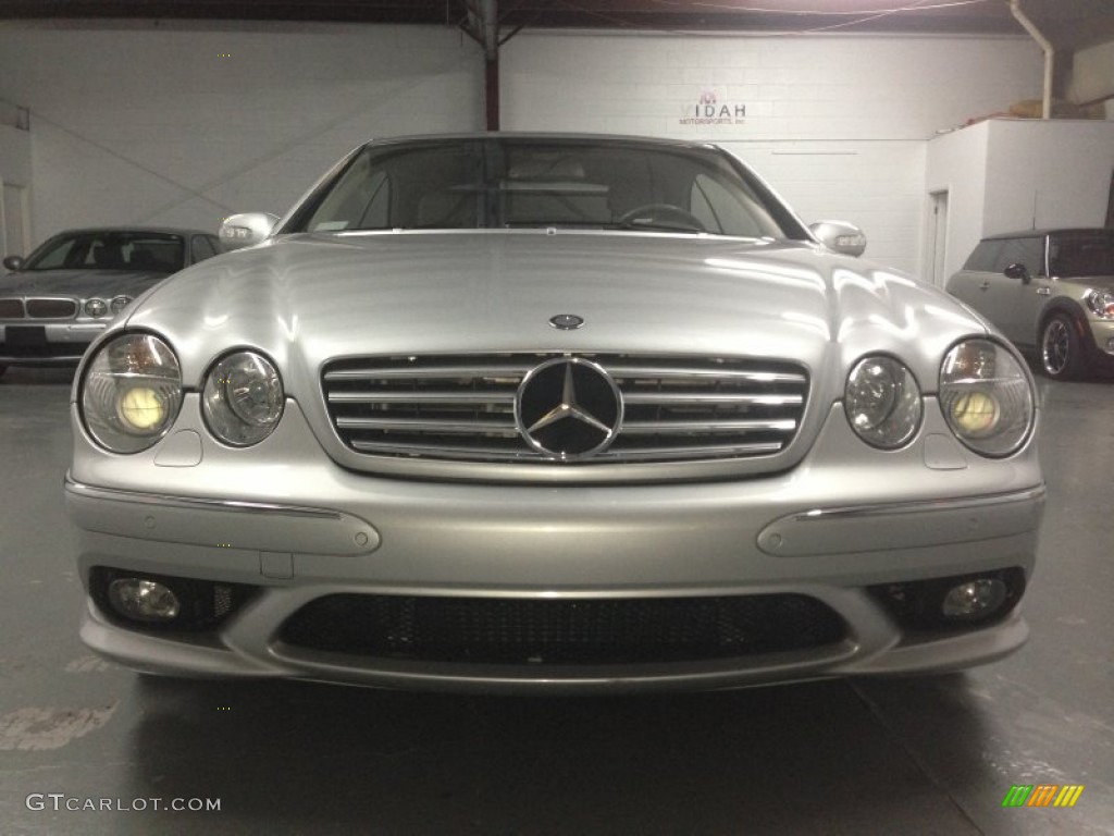 2004 CL 55 AMG - Brilliant Silver Metallic / Ash photo #14