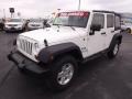 Stone White 2008 Jeep Wrangler Unlimited X 4x4 Exterior
