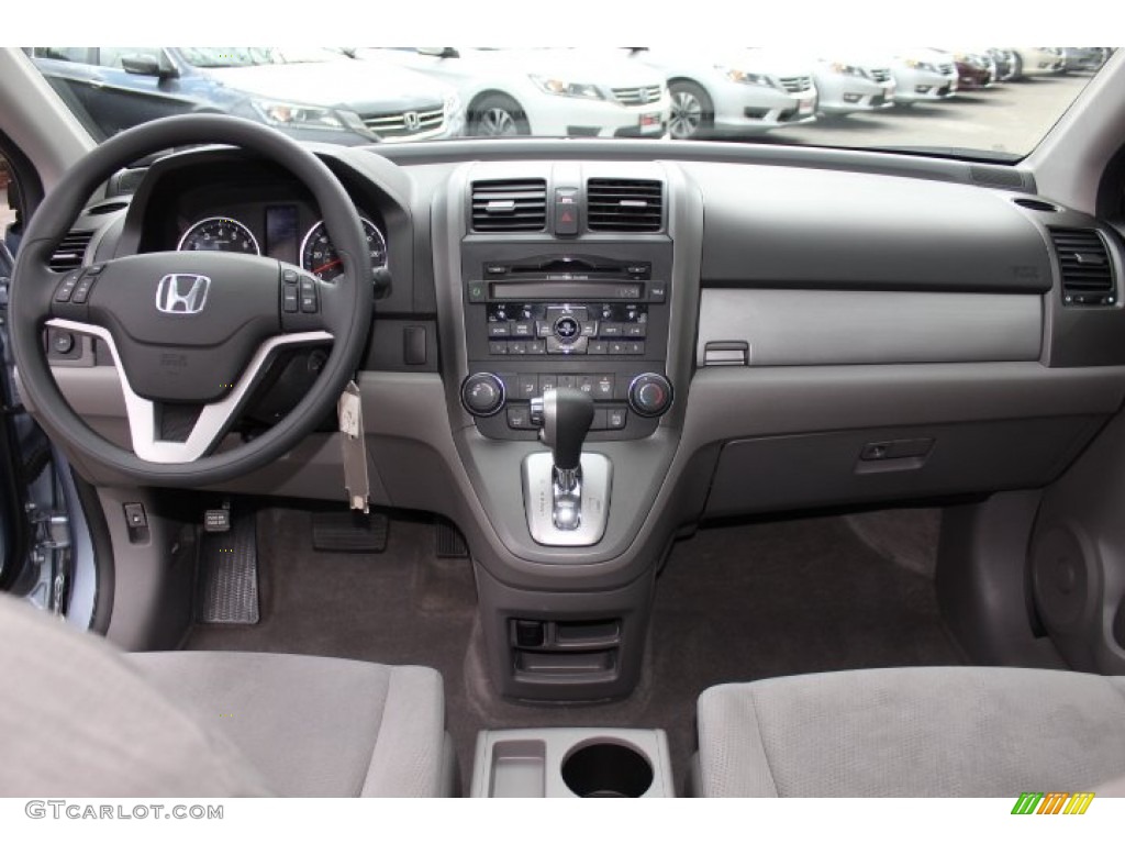 2010 Honda CR-V EX AWD Gray Dashboard Photo #77772658