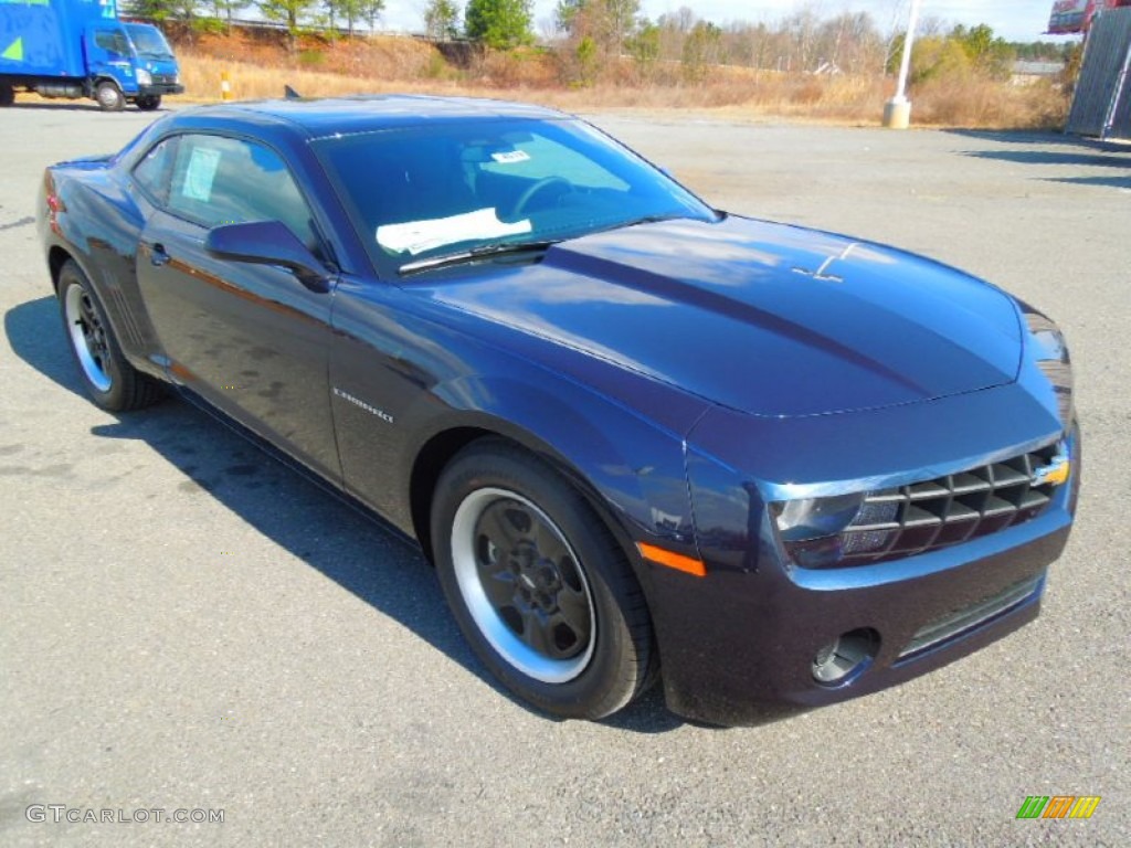 2013 Camaro LS Coupe - Blue Ray Metallic / Black photo #2