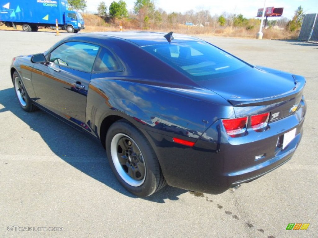 2013 Camaro LS Coupe - Blue Ray Metallic / Black photo #4