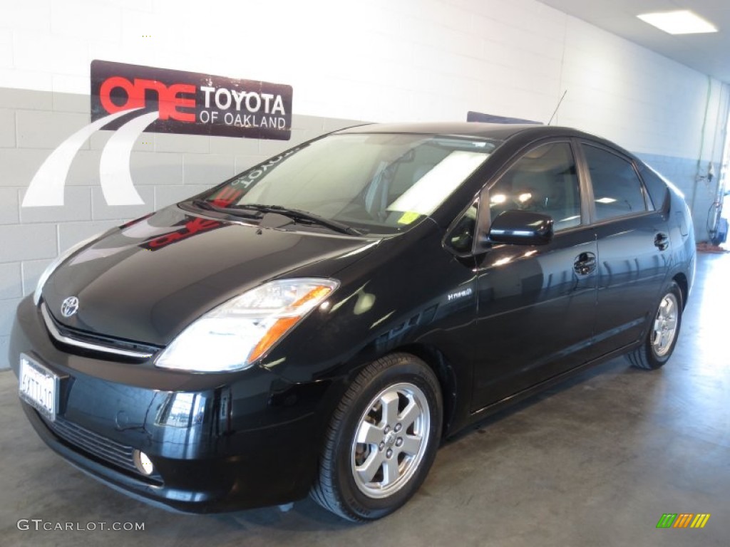 2006 Prius Hybrid - Black / Gray photo #1