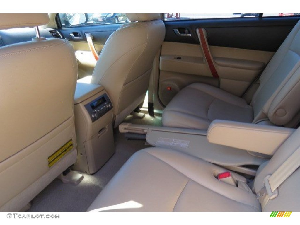 2009 Highlander Limited - Blizzard White Pearl / Sand Beige photo #12