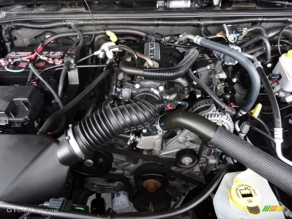 2011 Jeep Wrangler Sport S 4x4 3.8 Liter OHV 12-Valve V6 Engine Photo #77773737