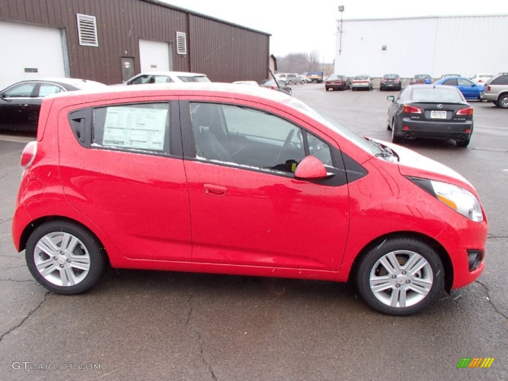 Salsa (Red) 2013 Chevrolet Spark LT Exterior Photo #77773763