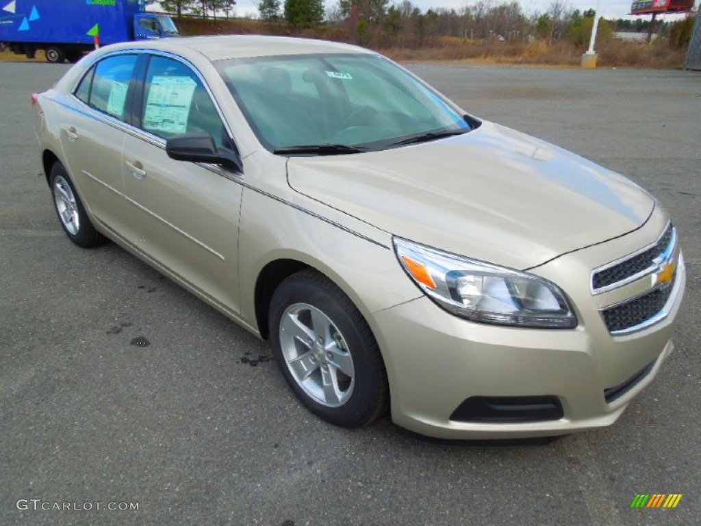 Champagne Silver Metallic 2013 Chevrolet Malibu LS Exterior Photo #77774078