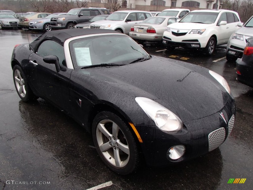 Mysterious Black 2008 Pontiac Solstice Roadster Exterior Photo #77774246