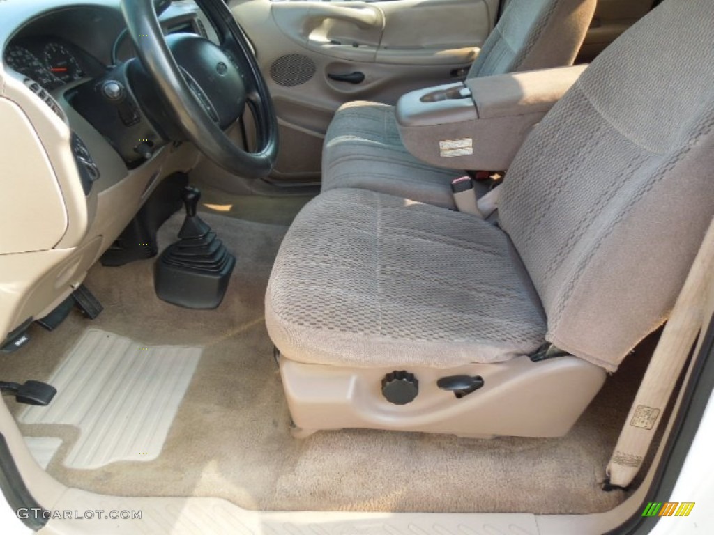 Medium Prairie Tan Interior 1997 Ford F150 XLT Extended Cab 4x4 Photo #77774755