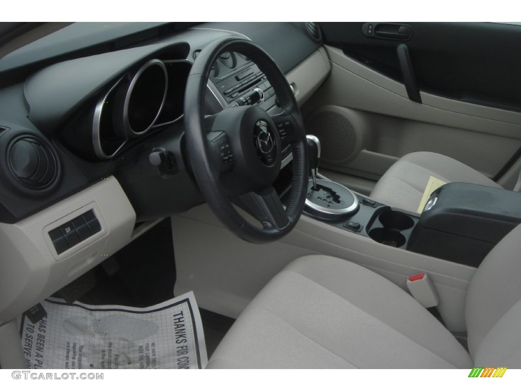 Sand Interior 2009 Mazda CX-7 Sport Photo #77775322