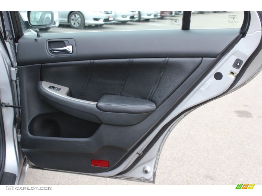 2006 Honda Accord EX Sedan Black Door Panel Photo #77775326