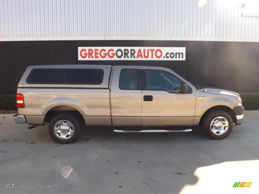 2006 F150 XLT SuperCab - Arizona Beige Metallic / Tan photo #3