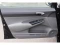 Gray 2009 Honda Civic LX Sedan Door Panel
