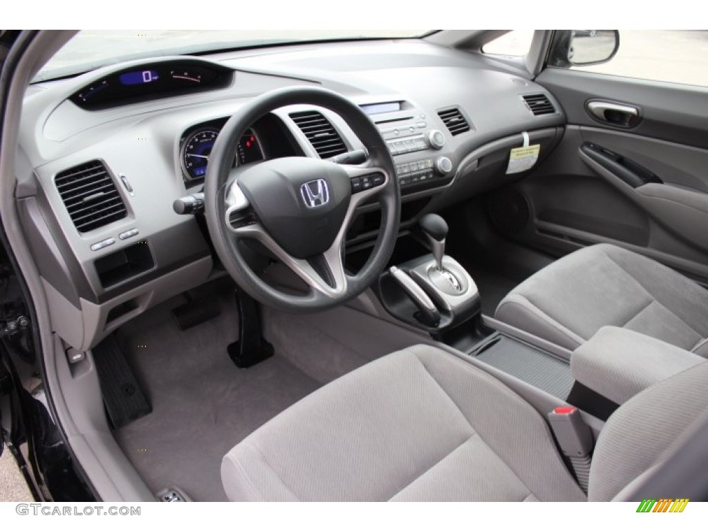 Gray Interior 2009 Honda Civic LX Sedan Photo #77777168
