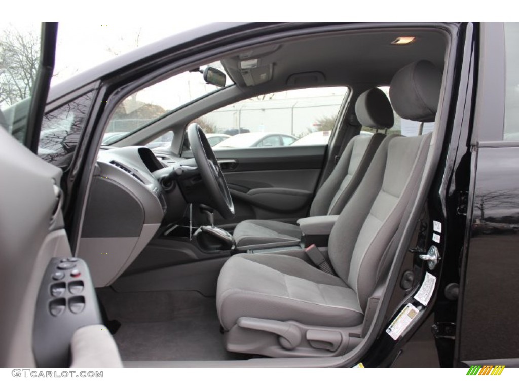 Gray Interior 2009 Honda Civic LX Sedan Photo #77777186