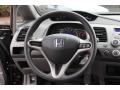 2009 Honda Civic Gray Interior Steering Wheel Photo
