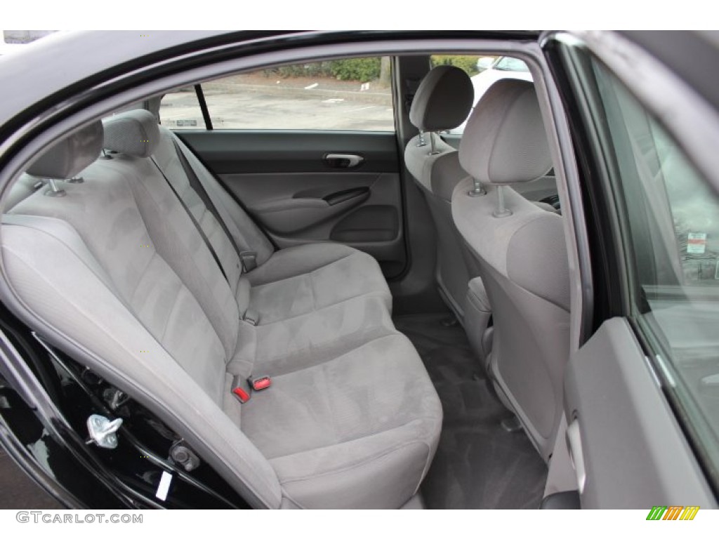 2009 Honda Civic LX Sedan Rear Seat Photo #77777370