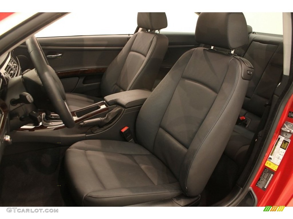 Black Interior 2010 BMW 3 Series 328i xDrive Coupe Photo #77777970