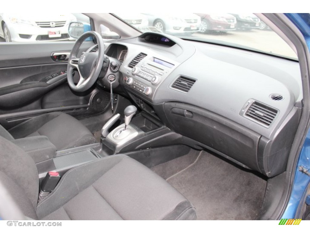 2010 Honda Civic LX-S Sedan Black Dashboard Photo #77777971