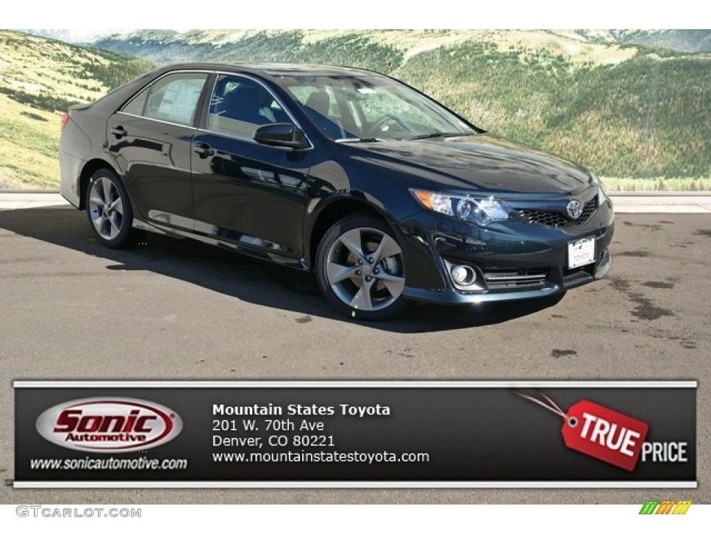 2013 Camry SE V6 - Cosmic Gray Metallic / Black/Ash photo #1