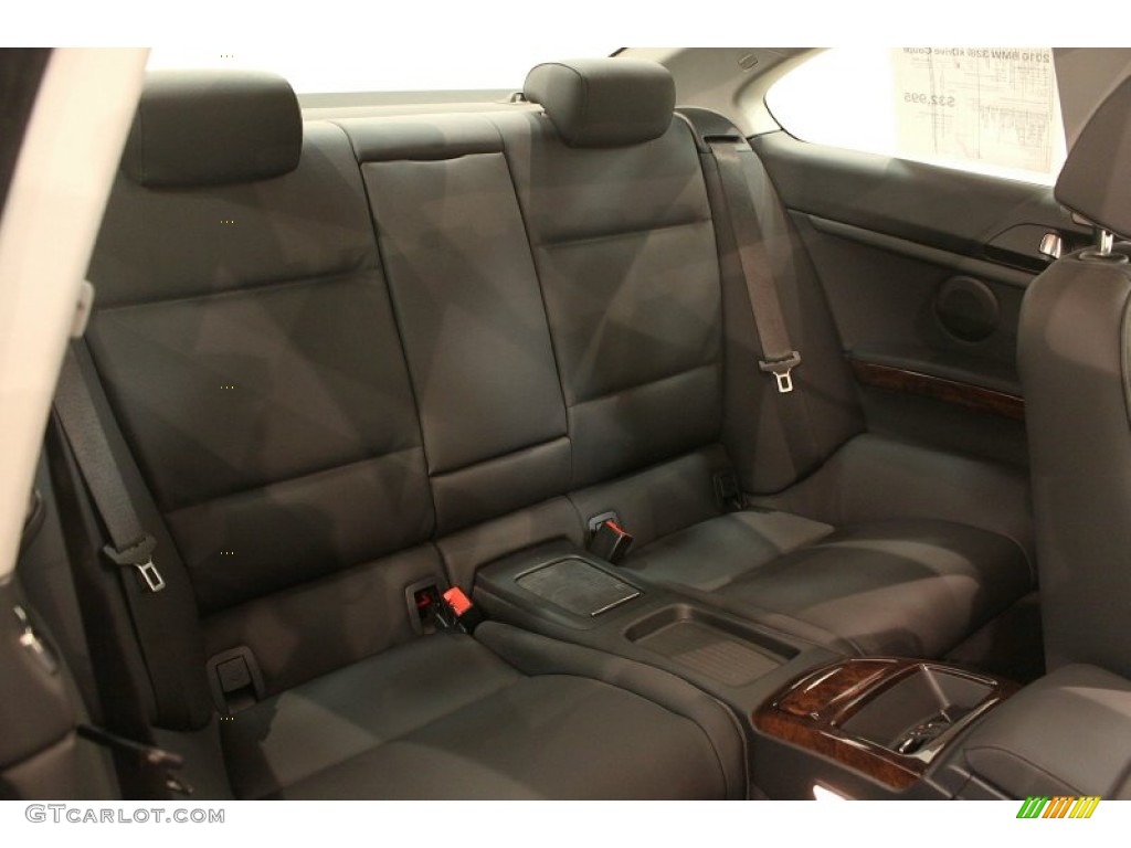 Black Interior 2010 BMW 3 Series 328i xDrive Coupe Photo #77778092