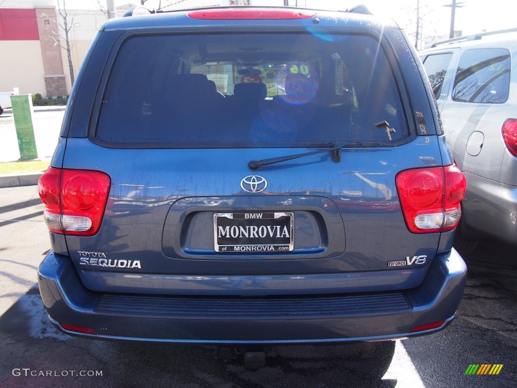 2006 Sequoia SR5 - Bluesteel Mica / Taupe photo #8