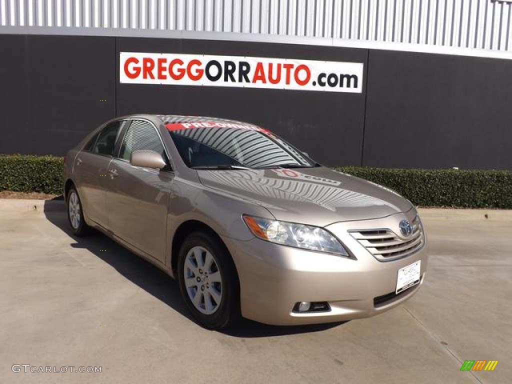 2008 Camry XLE V6 - Desert Sand Mica / Bisque photo #1