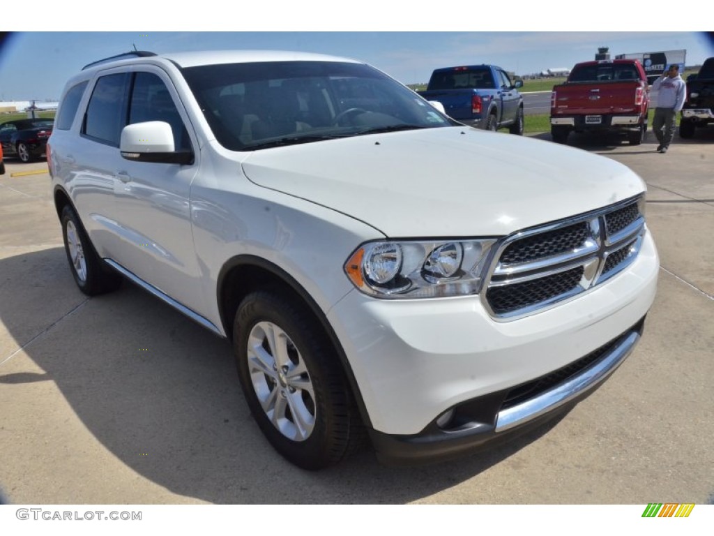 Stone White 2011 Dodge Durango Crew Exterior Photo #77778659