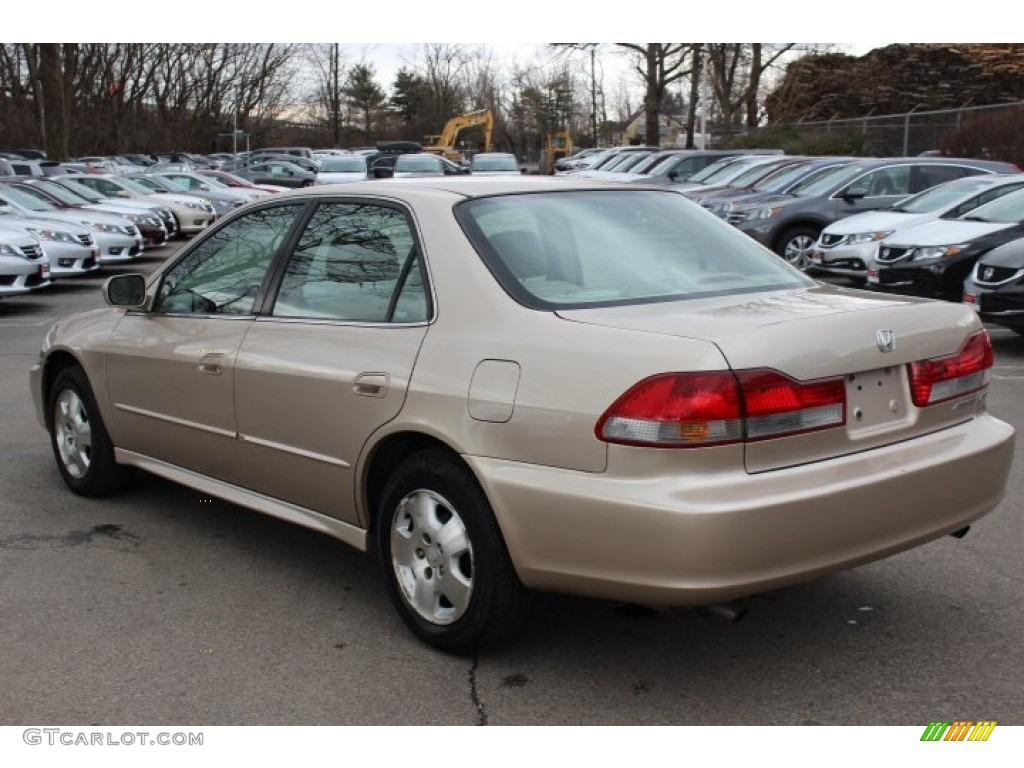 Naples Gold Metallic 2001 Honda Accord EX V6 Sedan Exterior Photo #77779358