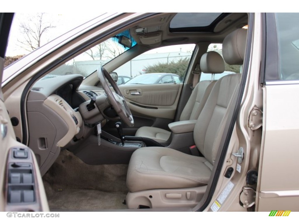 2001 Honda Accord EX V6 Sedan Front Seat Photo #77779445
