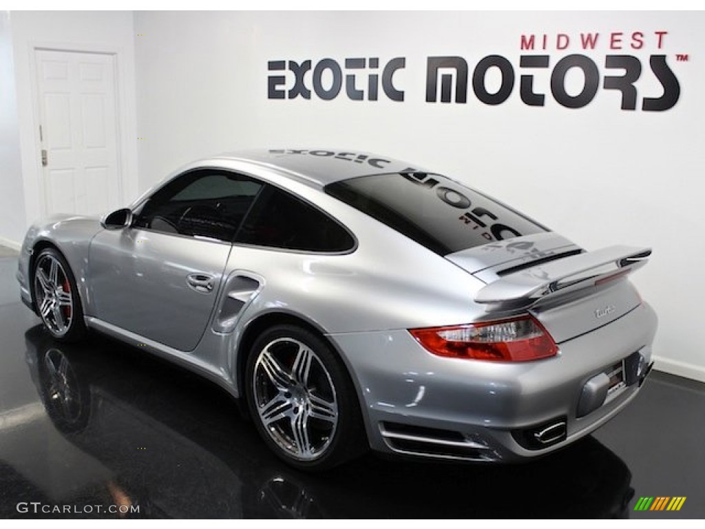 2007 911 Turbo Coupe - GT Silver Metallic / Black/Stone Grey photo #7