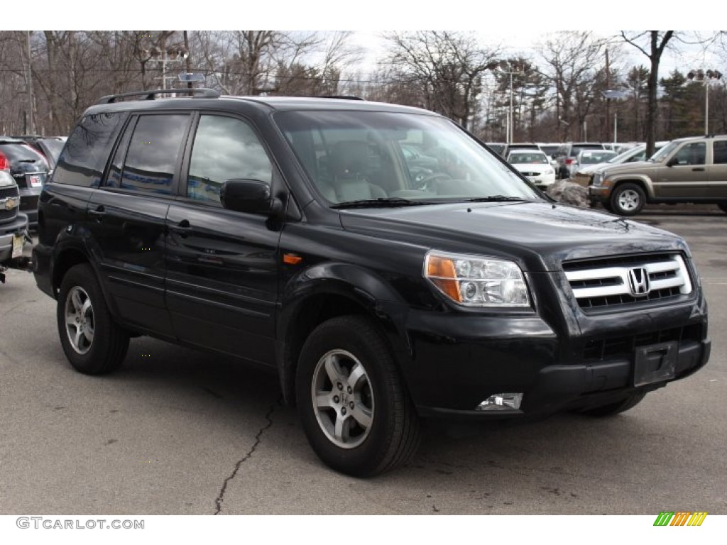 Formal Black 2007 Honda Pilot EX-L 4WD Exterior Photo #77779888