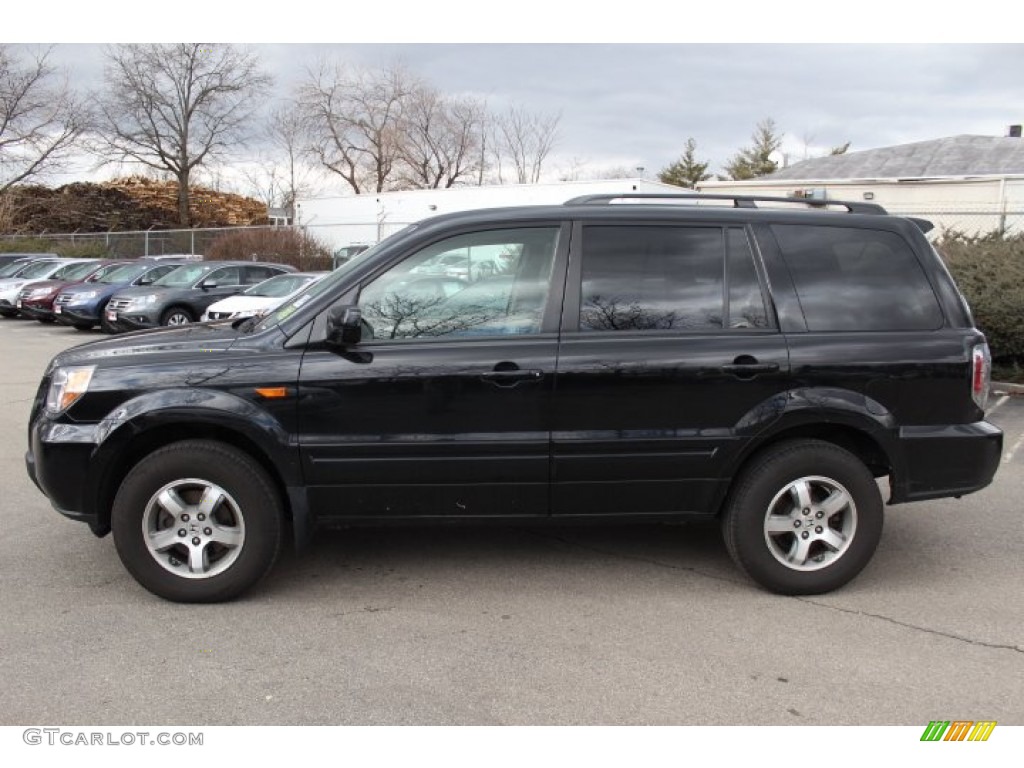 Formal Black 2007 Honda Pilot EX-L 4WD Exterior Photo #77779977