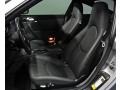 2007 Porsche 911 Black/Stone Grey Interior Front Seat Photo