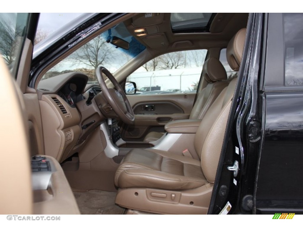 Saddle Interior 2007 Honda Pilot EX-L 4WD Photo #77780024