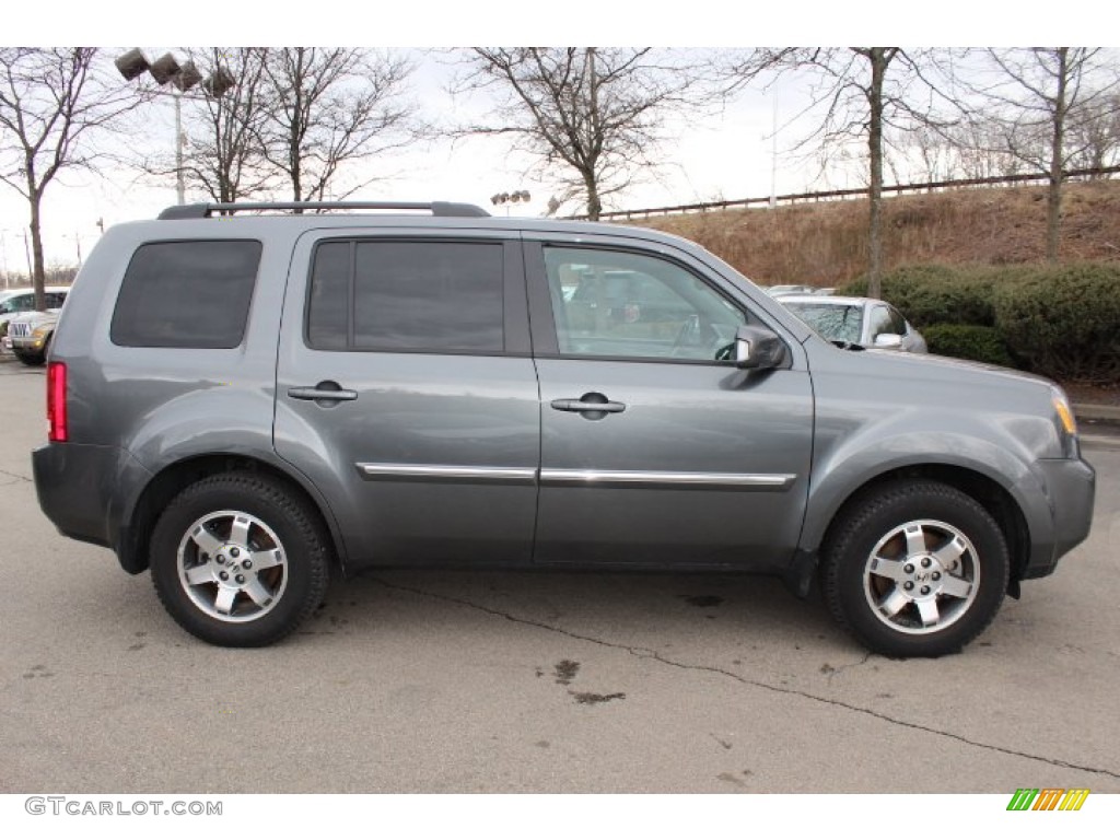 Polished Metal Metallic 2011 Honda Pilot Touring 4WD Exterior Photo #77780412