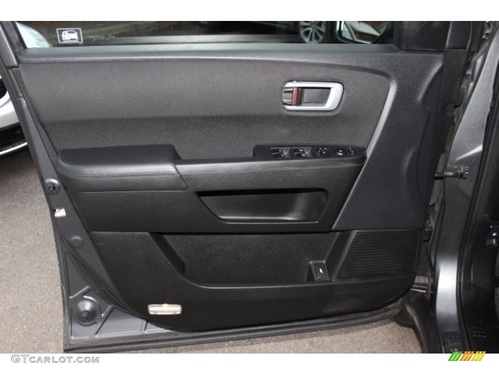 2011 Honda Pilot LX 4WD Black Door Panel Photo #77781041