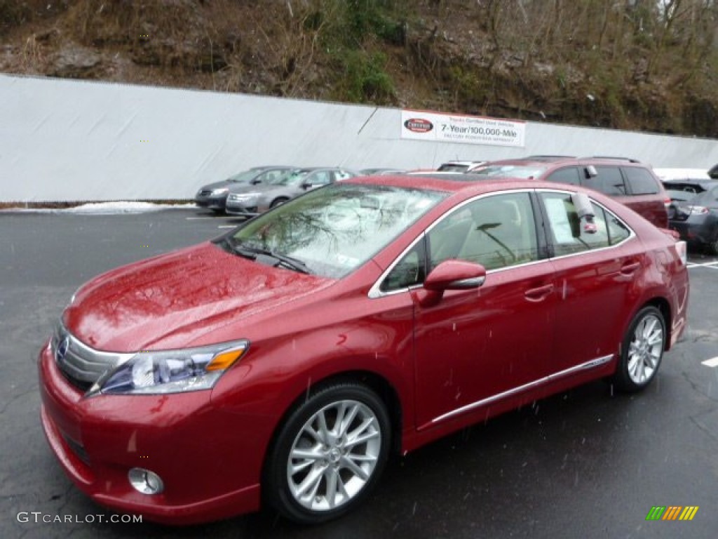 Matador Red Mica 2010 Lexus HS 250h Hybrid Premium Exterior Photo #77781555