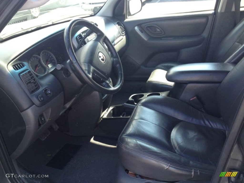 Dark Flint Grey Interior 2004 Mazda Tribute ES V6 4WD Photo #77782276