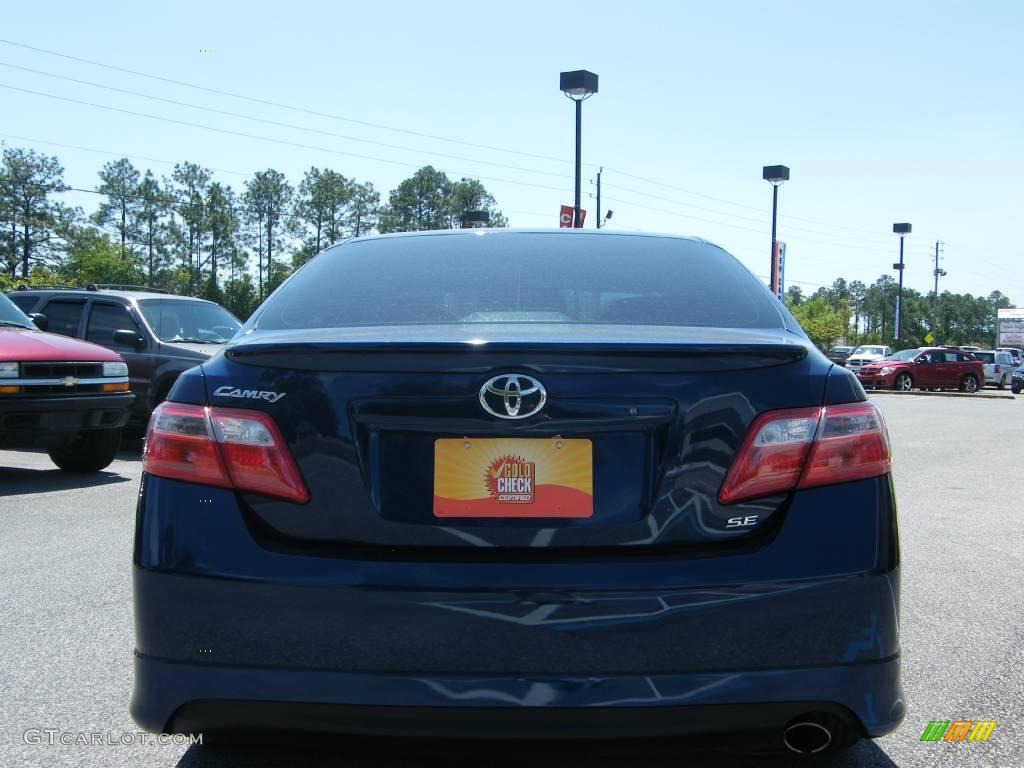 2007 Camry SE - Blue Ribbon Metallic / Dark Charcoal photo #4