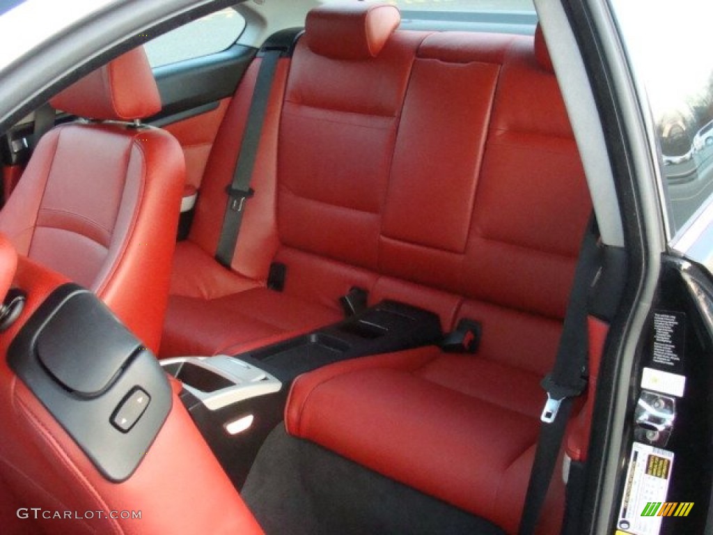 Coral Red/Black Interior 2007 BMW 3 Series 328xi Coupe Photo #77783030