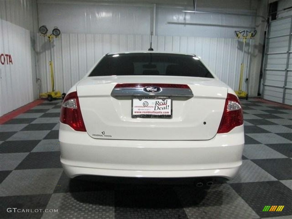 2011 Fusion SEL - White Suede / Medium Light Stone photo #6