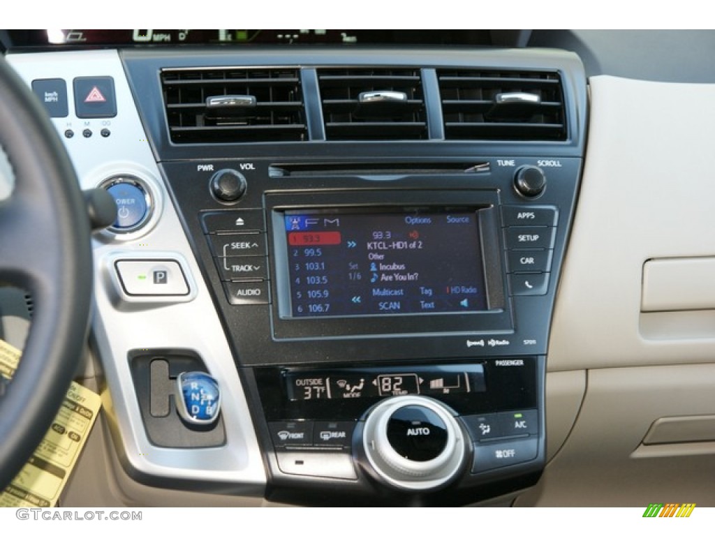 2013 Toyota Prius v Five Hybrid Controls Photos