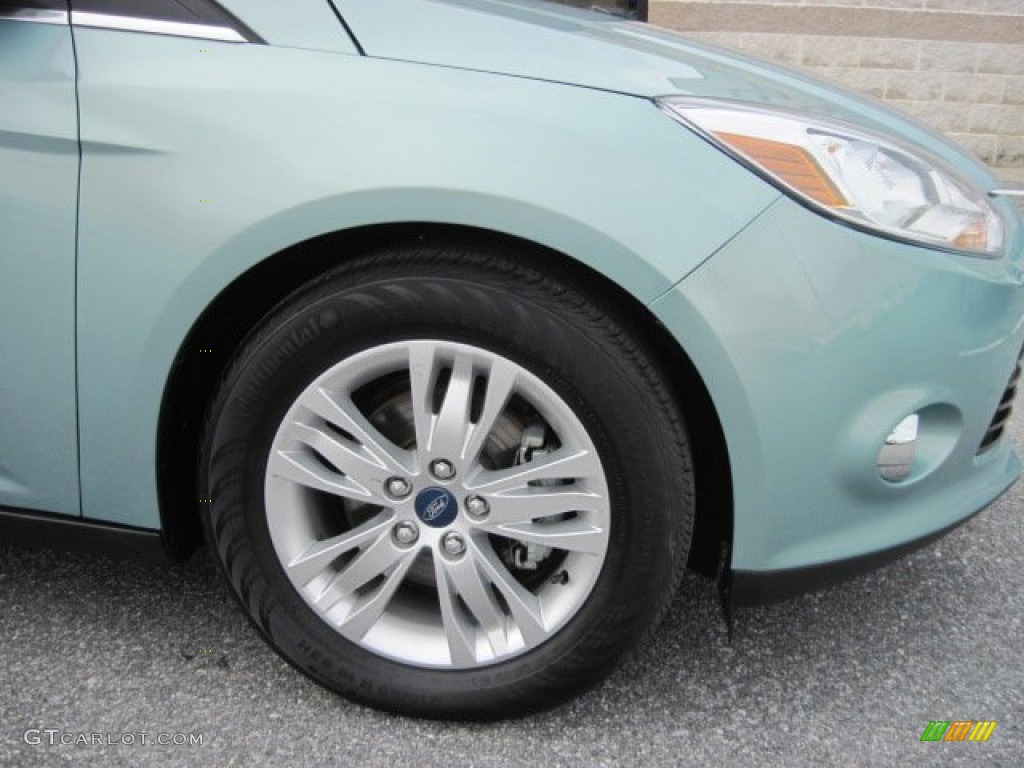 2012 Focus SEL Sedan - Frosted Glass Metallic / Stone photo #4