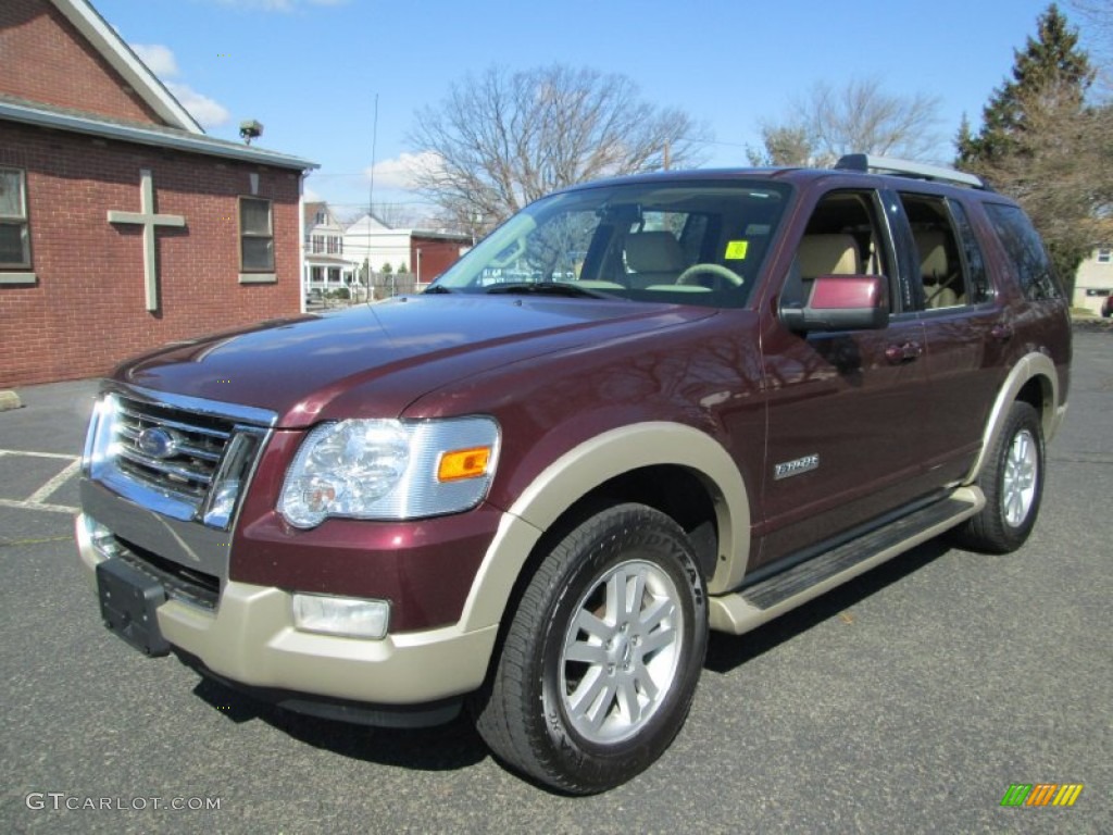 Dark Cherry Metallic 2006 Ford Explorer Eddie Bauer 4x4 Exterior Photo #77784512