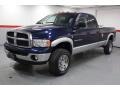 Patriot Blue Pearl 2003 Dodge Ram 2500 SLT Quad Cab 4x4 Exterior