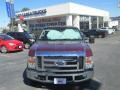 2008 Dark Toreador Red Ford F250 Super Duty XLT Crew Cab  photo #4