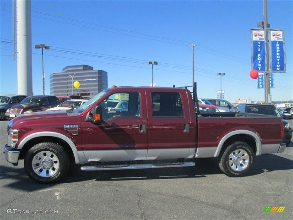 Dark Toreador Red Ford F250 Super Duty