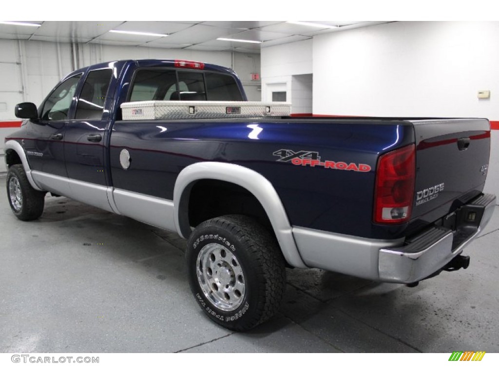 Patriot Blue Pearl 2003 Dodge Ram 2500 SLT Quad Cab 4x4 Exterior Photo #77784674